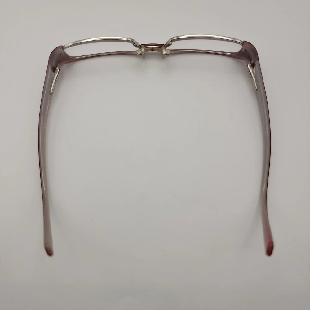 DKNY DY4570 Eyeglass Frames Only Womens Red Pink Semi Rimless 51-15-135